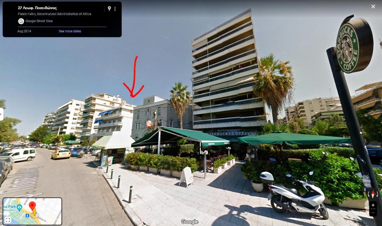 Luxury Seaside Apartment Next To Starbucks Opossite The Beach Park Of Flisvos Athen Eksteriør billede